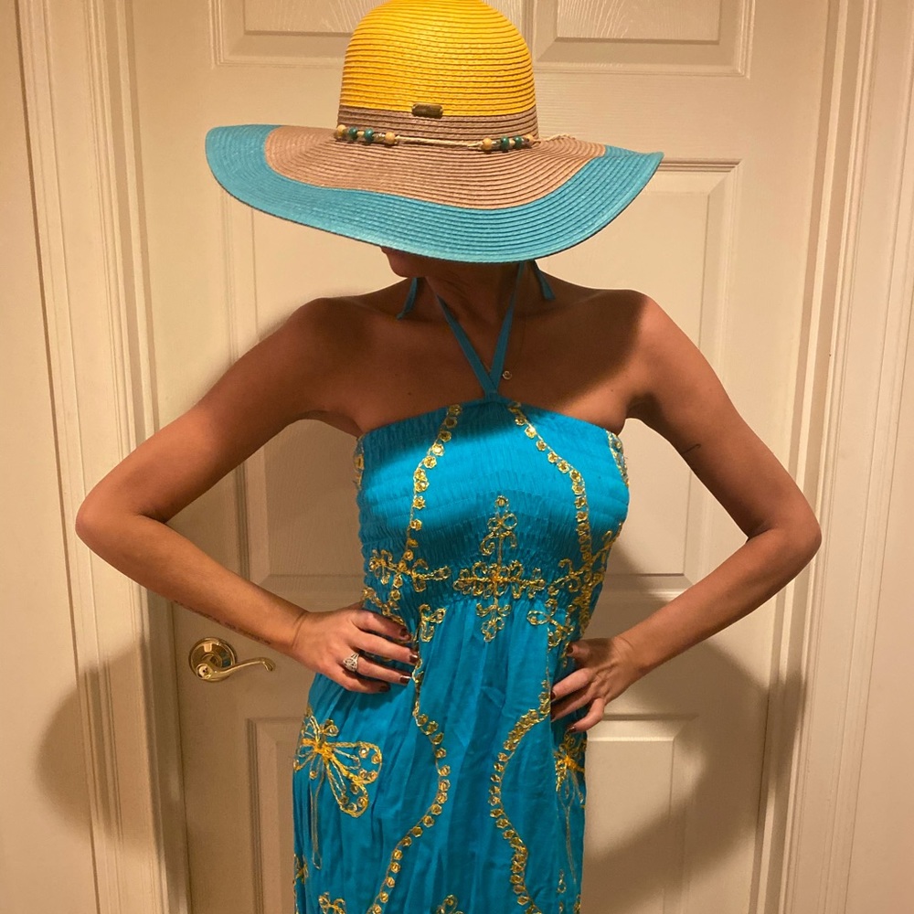 💃🏼🌴 BEACHY DUO BAHAMA READY WEAR DRESS & HAT